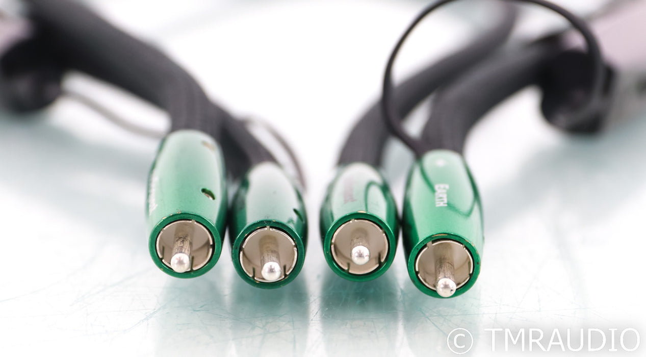 AudioQuest Earth RCA Cables; 1m Pair; 72v DBS