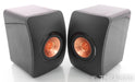 KEF LS50 Bookshelf Speakers; Carbon Black Pair; LS-50