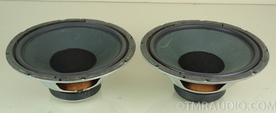Pair Vintage Philips 12" Woofers Speakers AD 12240 W8 NEW Foam SURROUNDS