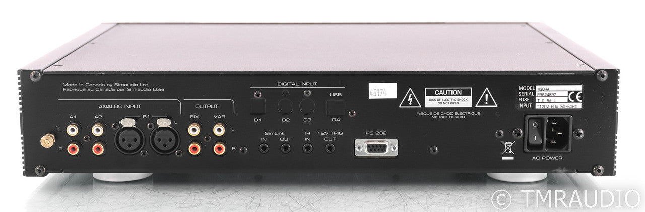 SimAudio Moon Neo 430HA Headphone Amplifier / Preamplifier; 430-HA (No Remote)