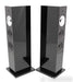 B&W 703 S2 Floorstanding Speakers; Gloss Black Pair