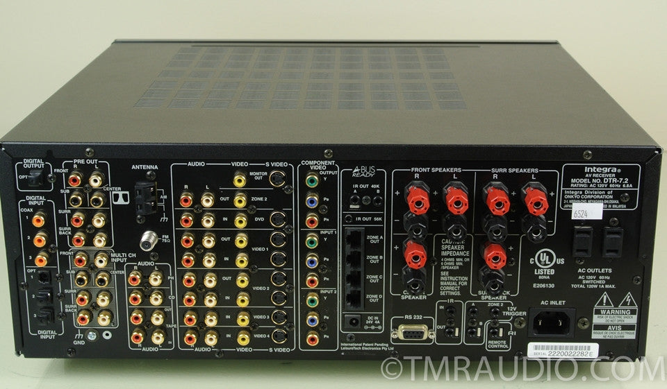 Onkyo Integra DTR-7.2 Home Theater Receiver THX