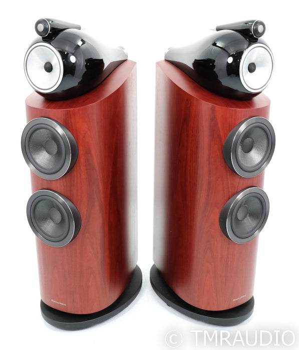 B&W 802 D3 Floorstanding Speakers; Rosenut Pair