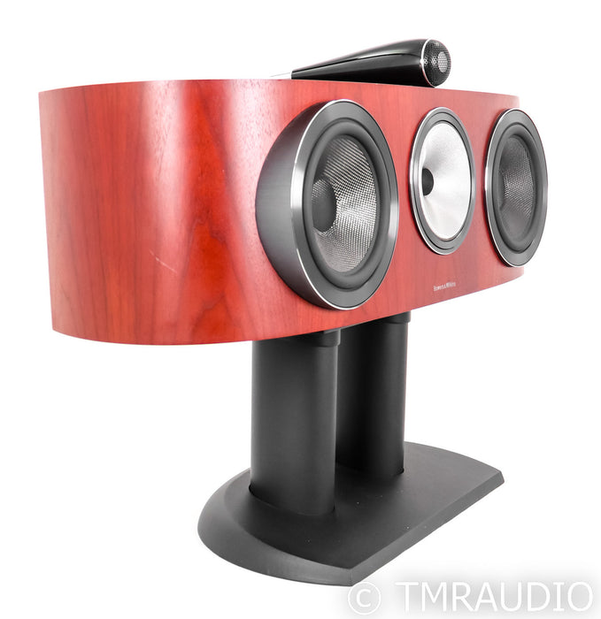 B&W HTM1 D3 Center Channel Speaker; D-3; Diamond Series; Rosewood w/ Stand
