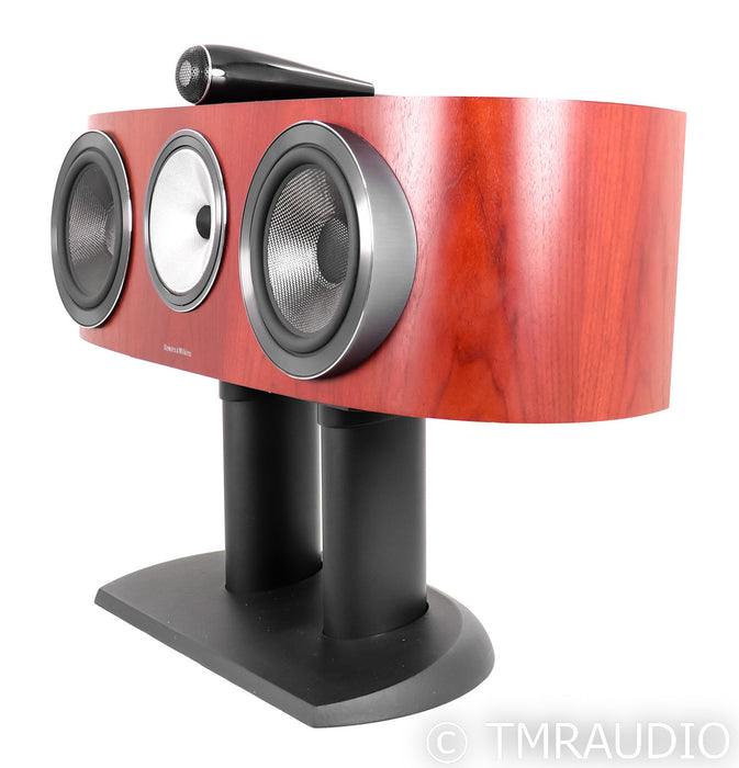 B&W HTM1 D3 Center Channel Speaker; D-3; Diamond Series; Rosewood w/ Stand
