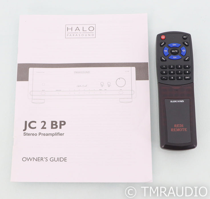 Parasound JC 2 BP Stereo Preamplifier; JC2BP; Remote