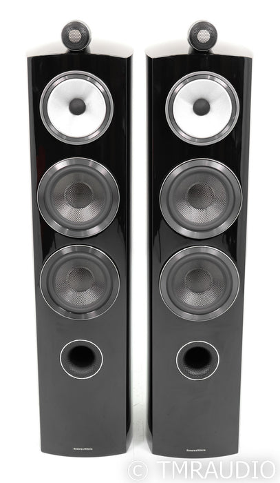 B&W 804 D3 Floorstanding Speakers; D-3; Piano Black Pair