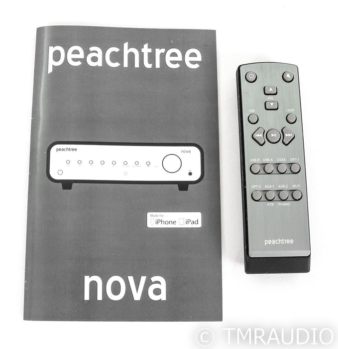 Peachtree Nova 500 Stereo Integrated Amplifier; Gloss Black; Remote; MM Phono