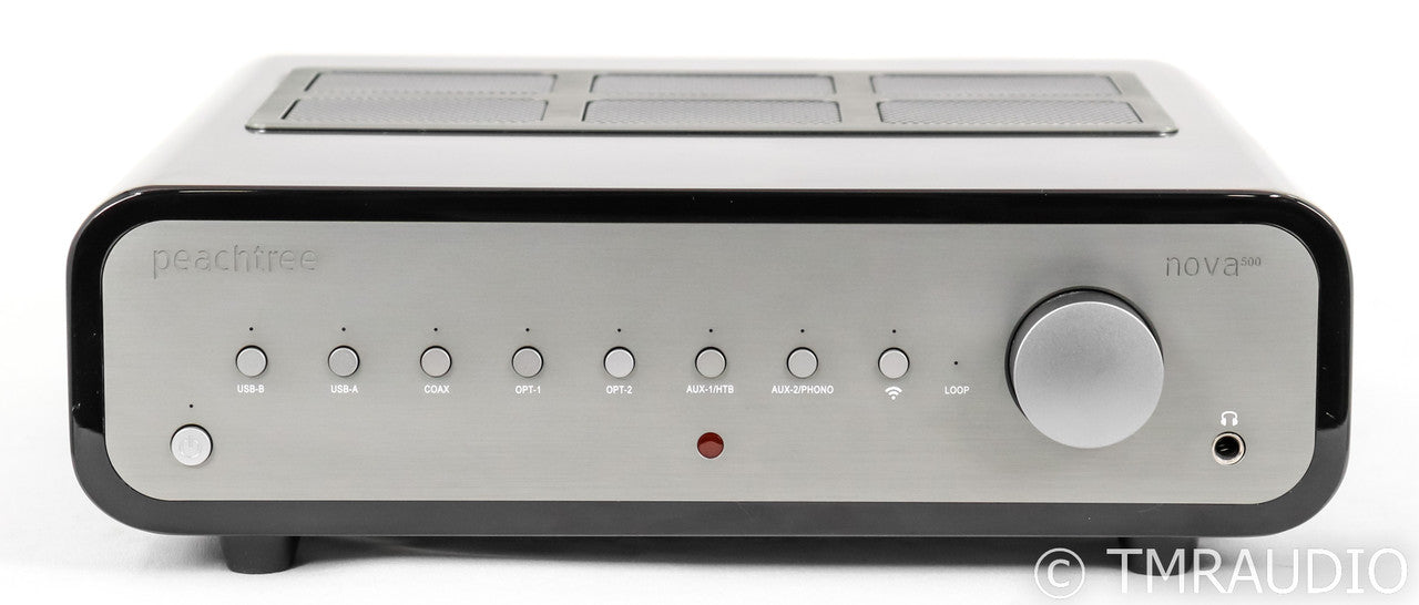 Peachtree Nova 500 Stereo Integrated Amplifier; Gloss Black; Remote; MM Phono