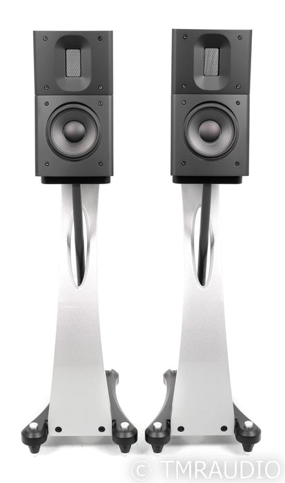 Raidho D1.1 Bookshelf Speakers; D-1.1; White Pair w/ Stands