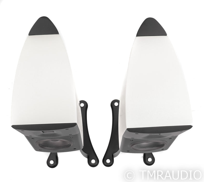 Raidho D1.1 Bookshelf Speakers; D-1.1; White Pair w/ Stands