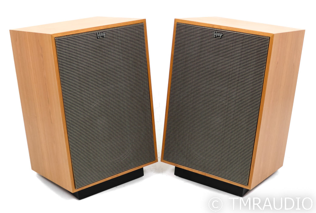 Klipsch Heresy IV Floorstanding Speakers; Natural Cherry Pair