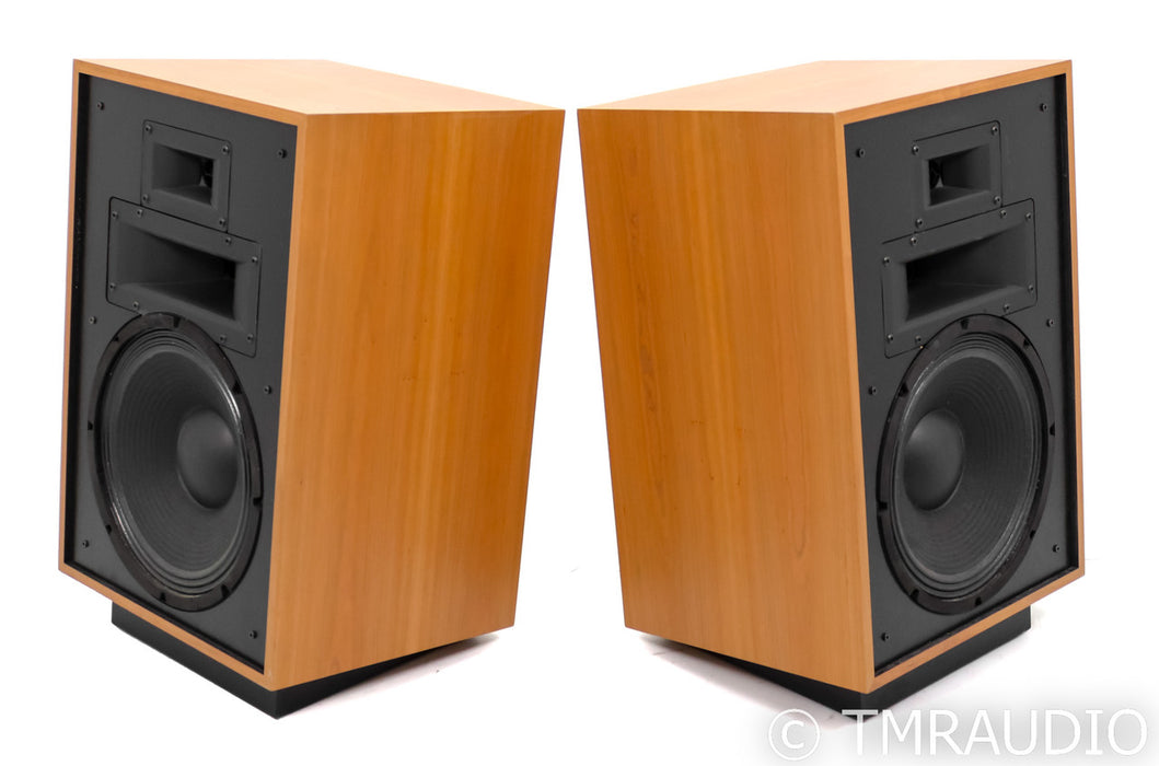 Klipsch Heresy IV Floorstanding Speakers; Natural Cherry Pair