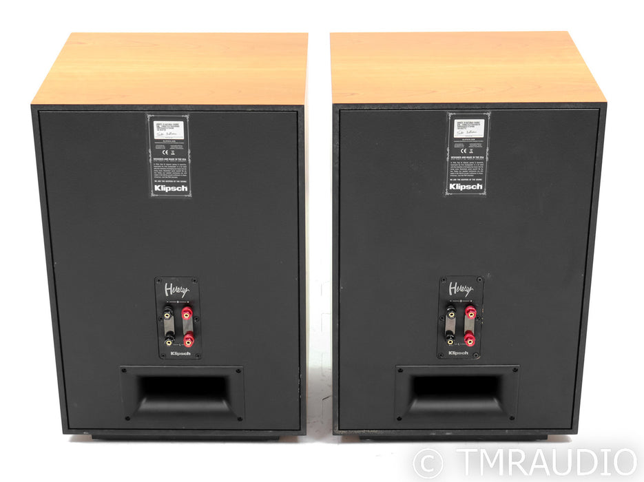 Klipsch Heresy IV Floorstanding Speakers; Natural Cherry Pair