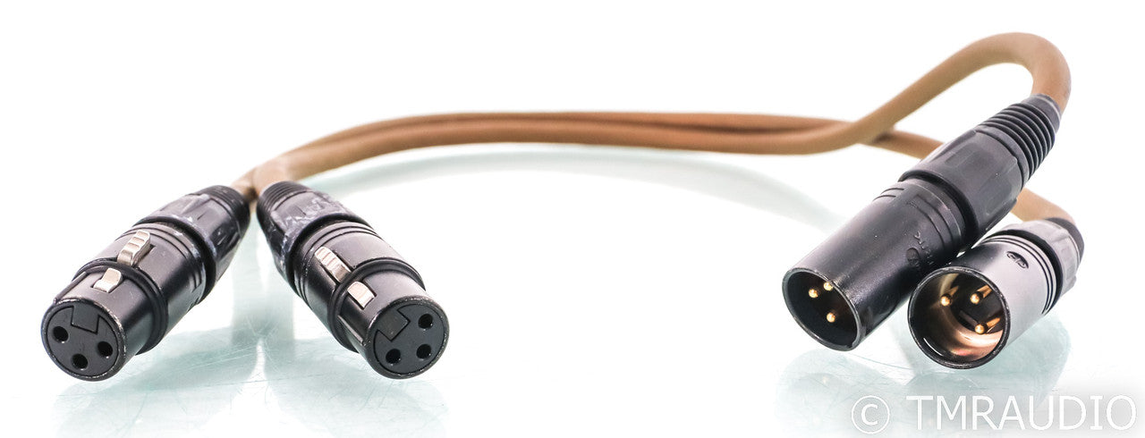 Van Den Hul MC Integration Hybrid XLR Cables; 2ft Pair Balanced Interconnects