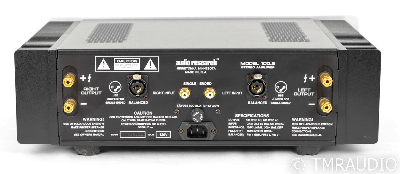 Audio Research Model 100.2 Stereo Power Amplifier