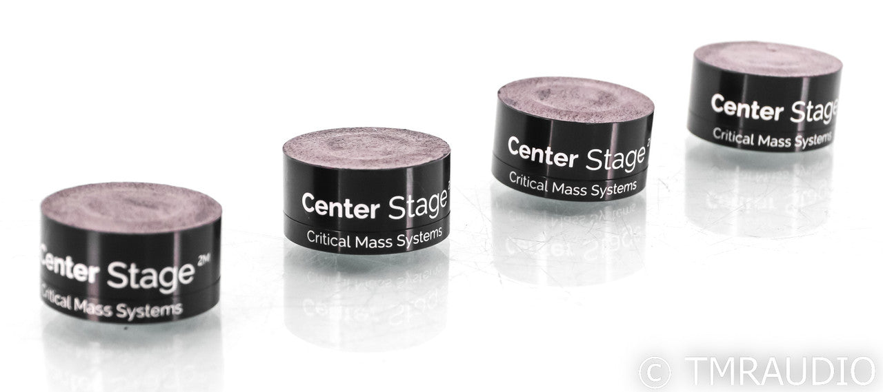 Critical Mass Systems Center Stage 2M 0.8 Isolation Footers; Set of Four (Open Box)