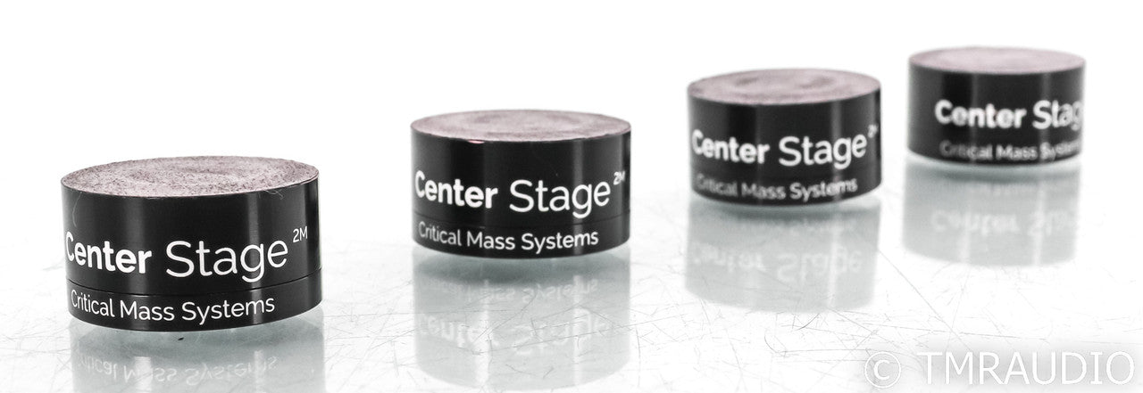 Critical Mass Systems Center Stage 2M 0.8 Isolation Footers; Set of Four (Open Box)