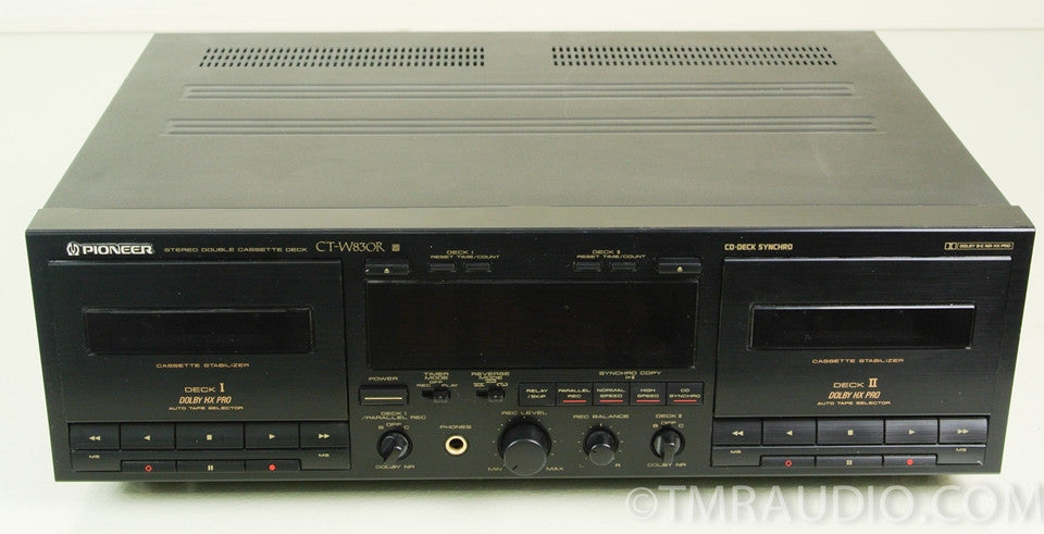 Pioneer CT-W830R Stereo Double Cassette Deck / Tape Recorder