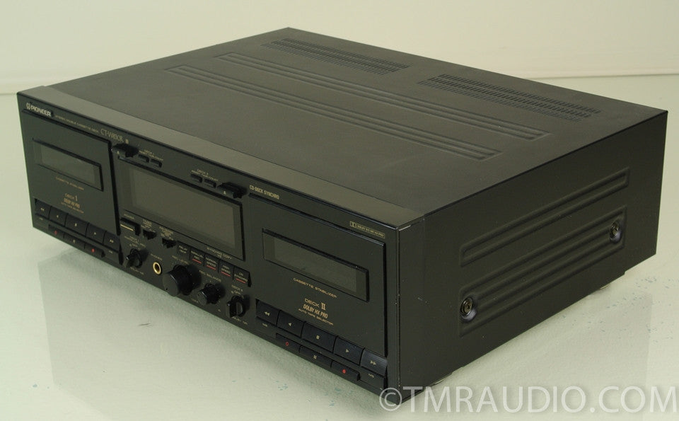 Pioneer CT-W830R Stereo Double Cassette Deck / Tape Recorder