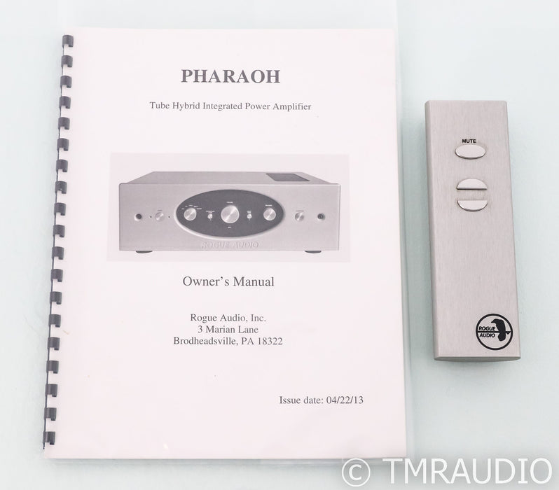 Rogue Audio Pharaoh Tube Hybrid Stereo Integrated Amplifier; Remote