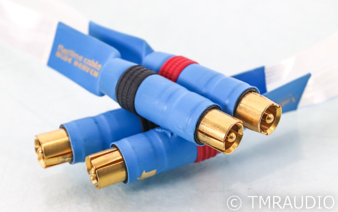 Nordost Blue Heaven FlatLine RCA Cables; 1m Pair Interconnects