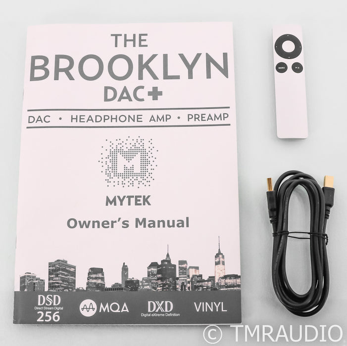 Mytek Booklyn DAC+ D/A Converter; Silver; DAC +; Apple Remote