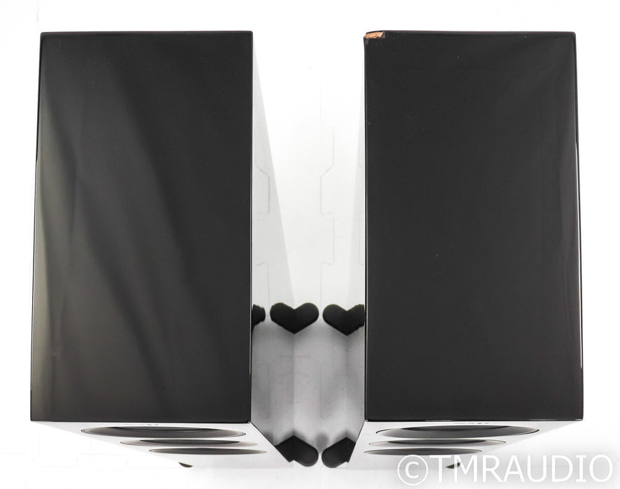 KEF R5 Floorstanding Speakers; R-5; Gloss Black Pair