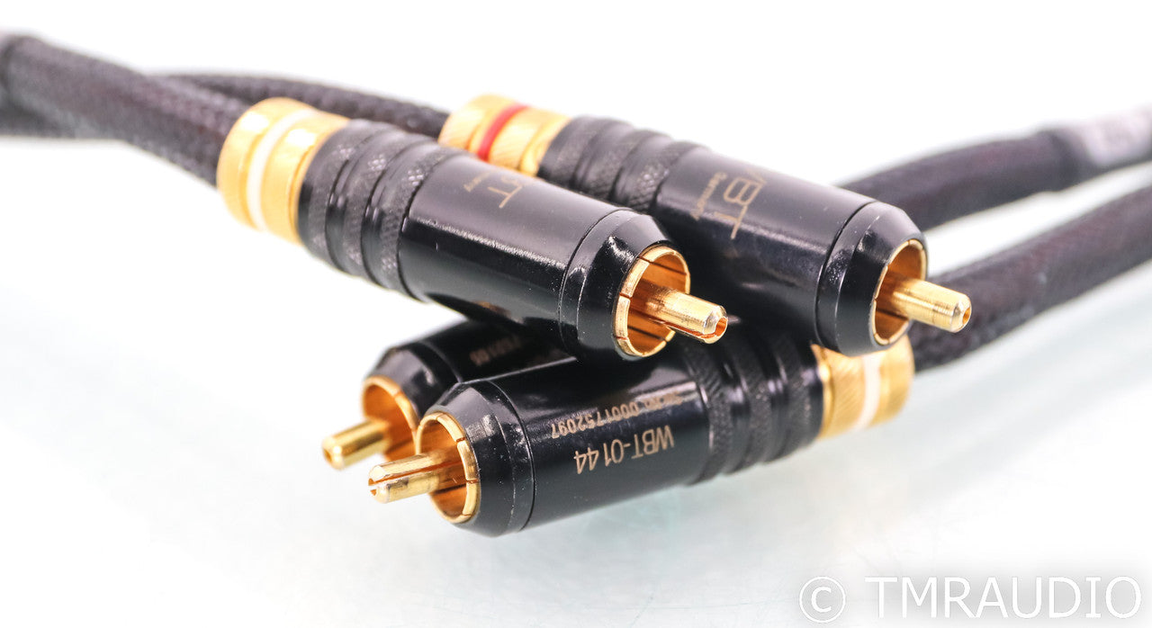 Kimber Kable Hero RCA Cables; 1m Pair Interconnects; WBT-0144