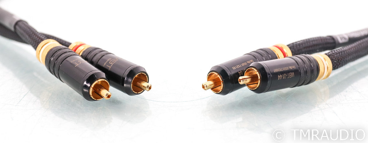 Kimber Kable Hero RCA Cables; 1m Pair Interconnects; WBT-0144