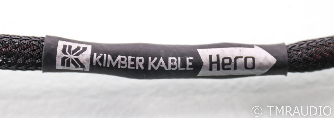 Kimber Kable Hero RCA Cables; 1m Pair Interconnects; WBT-0144