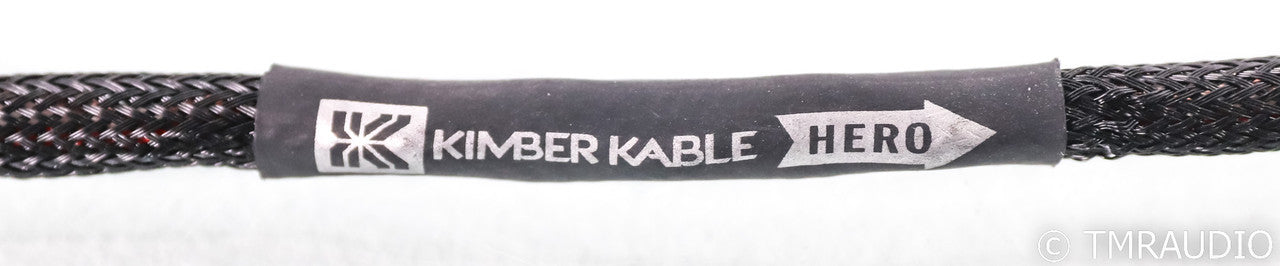 Kimber Kable Hero Ultraplate RCA Cables; 1m Pair