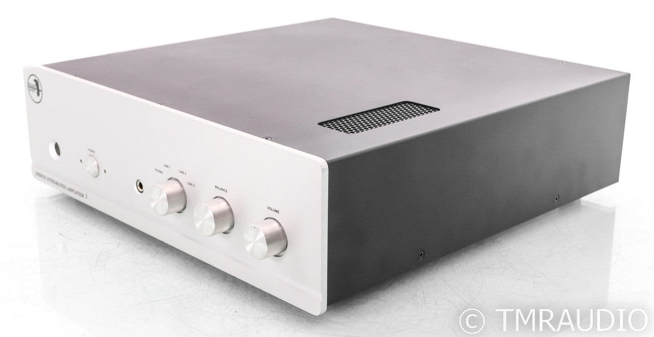 Rogue Audio Sphinx V3 Stereo Tube Hybrid Integrated Amplifier; Silver; Remote; MM / MC Phono