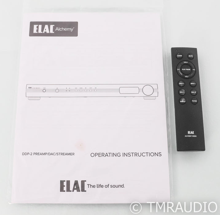 Elac Alchemy Series DDP2 Stereo Preamplifier; DDP2; DAC; Remote; Bluetooth