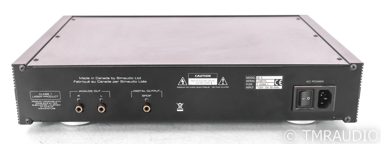 Simaudio Moon CD.5 CD Player; Remote