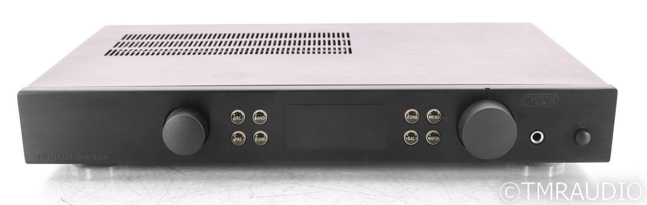 Creek Audio Evolution 50A Stereo Integrated Amplifier; Black; Remote; MM Phono