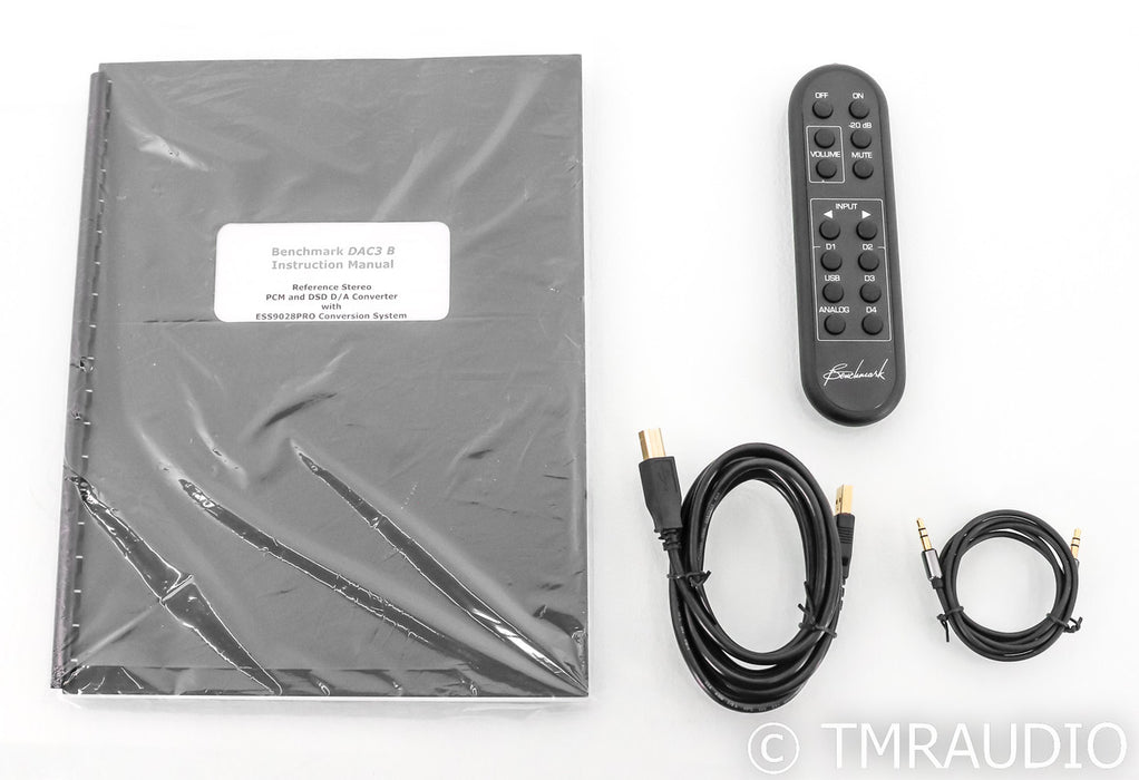 Benchmark DAC3 B D/A Converter; Remote; DAC-3; Silver; DSD