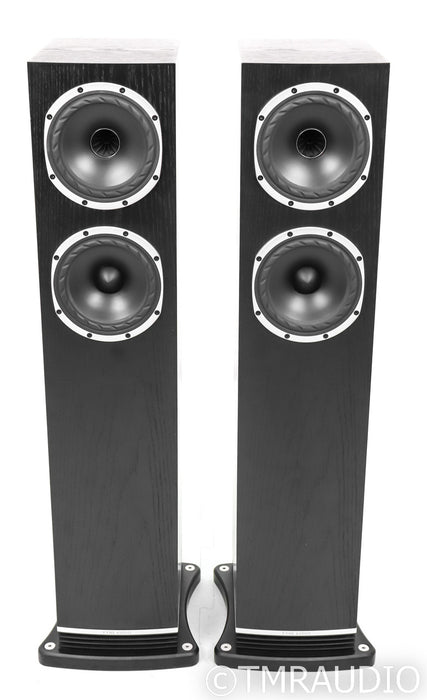 Fyne Audio F501 Floorstanding Speakers; F-501; Black Oak Pair (No Grills)
