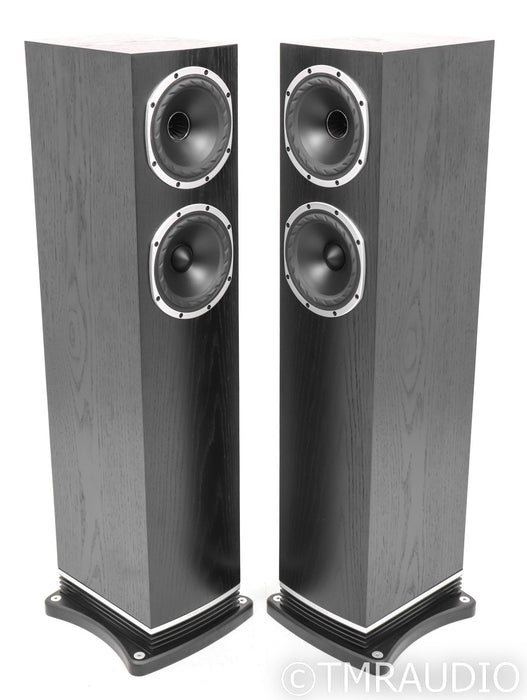 Fyne Audio F501 Floorstanding Speakers; F-501; Black Oak Pair (No Grills)