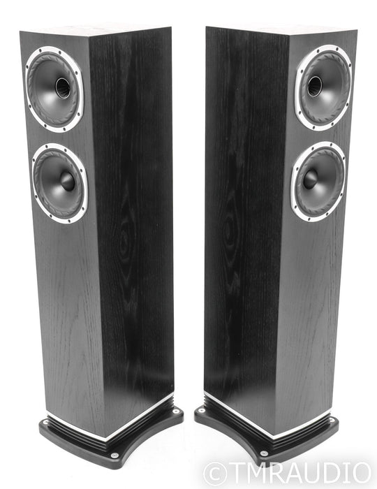 Fyne Audio F501 Floorstanding Speakers; F-501; Black Oak Pair (No Grills)