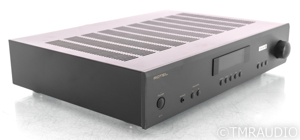 Rotel A11 Tribute Stereo Integrated Amplifier; Remote; MM (Open Box)