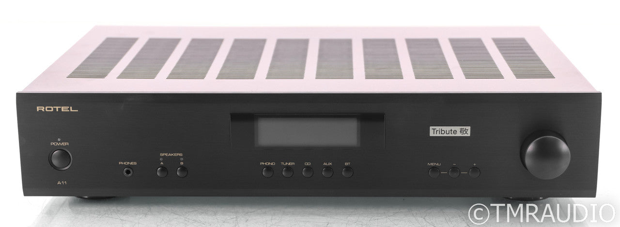 Rotel A11 Tribute Stereo Integrated Amplifier; Remote; MM (Open Box)