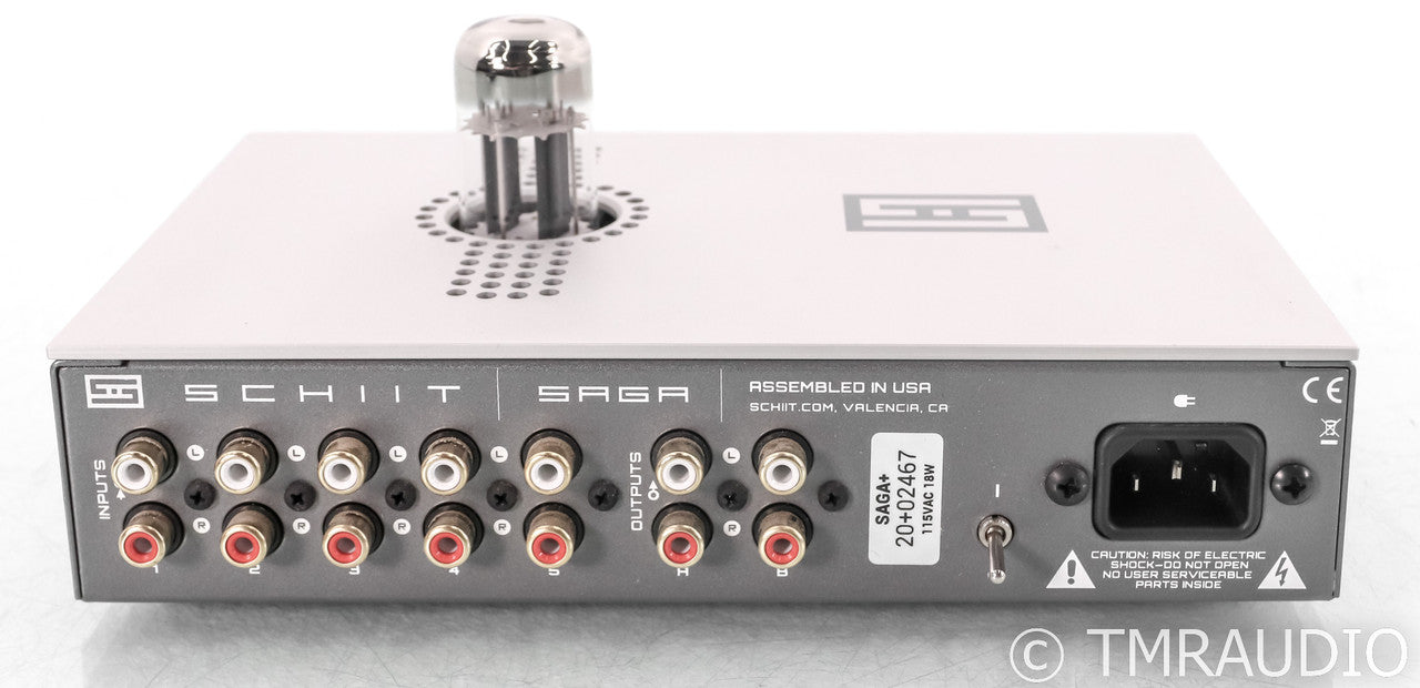 Schiit Saga+ Stereo Tube Hybrid Preamplifier; Plus; Remote
