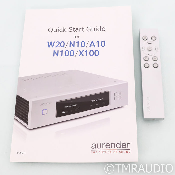 Aurender A10 Network Server / Streamer; Silver; 4TB HDD; Remote