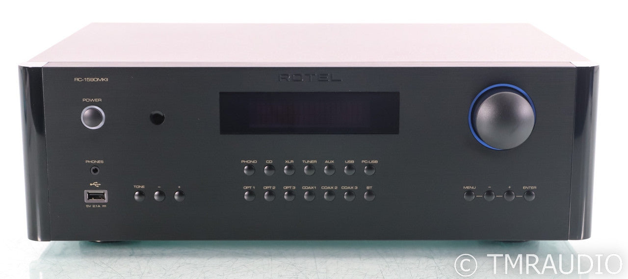 Rotel RC-1590 MkII Stereo Preamplifier; Black (Open Box)