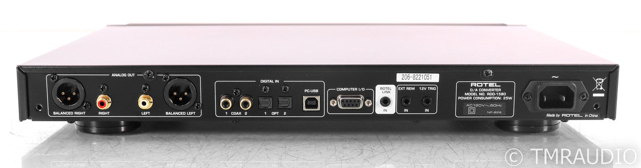 Rotel RDD-1580 DAC; RDD1580; D/A Converter; USB; Remote