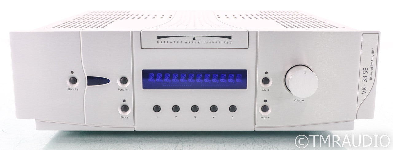 BAT VK-33 SE Stereo Tube Preamplfiier; Remote; Silver; Balanced' VK33SE