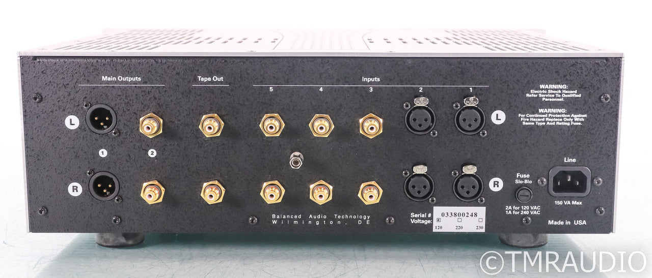 BAT VK-33 SE Stereo Tube Preamplfiier; Remote; Silver; Balanced' VK33SE