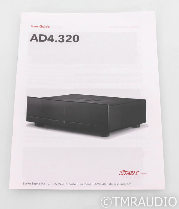 Starke Sound AD4 320 4 Channel Power Amplifier; AD-4