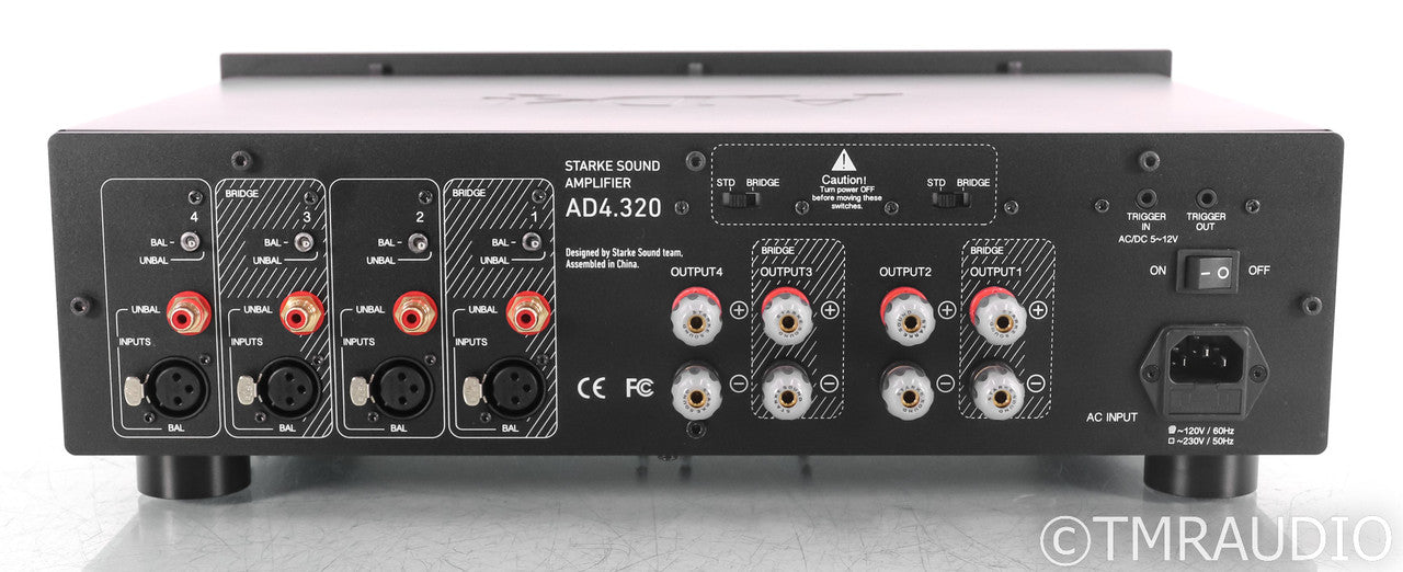 Starke Sound AD4 320 4 Channel Power Amplifier; AD-4